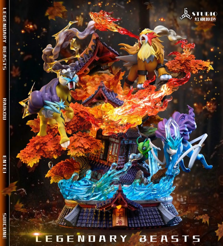 666Satan Studio Entei & Suicune & Raikou